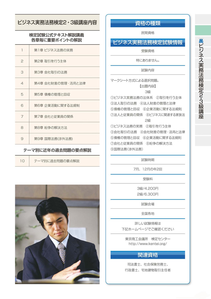 ビジネス実務法務検定2級・3級講座