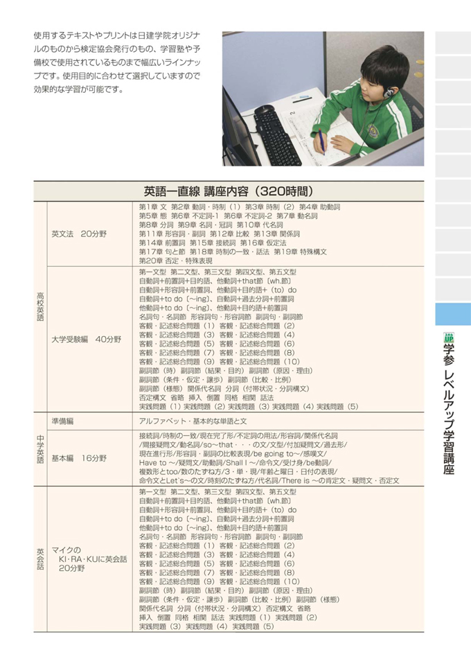 学参 レベルアップ学習講座